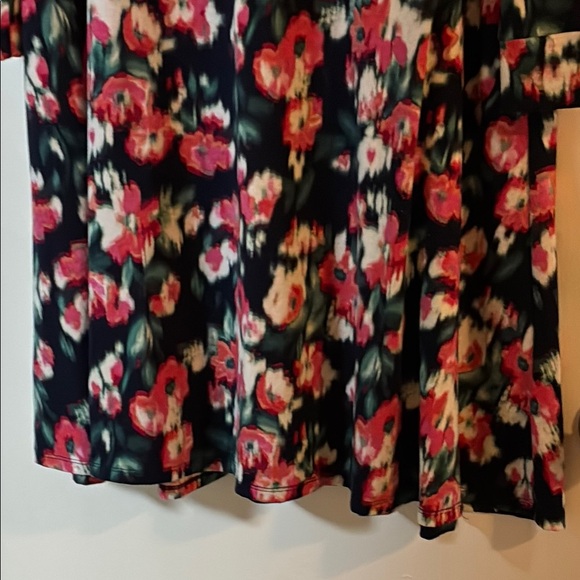 LulaRoe Emily Women’s V Neck Long Sleeve Swing Midi Dress Pullover- Size Large - Picture 5 of 12